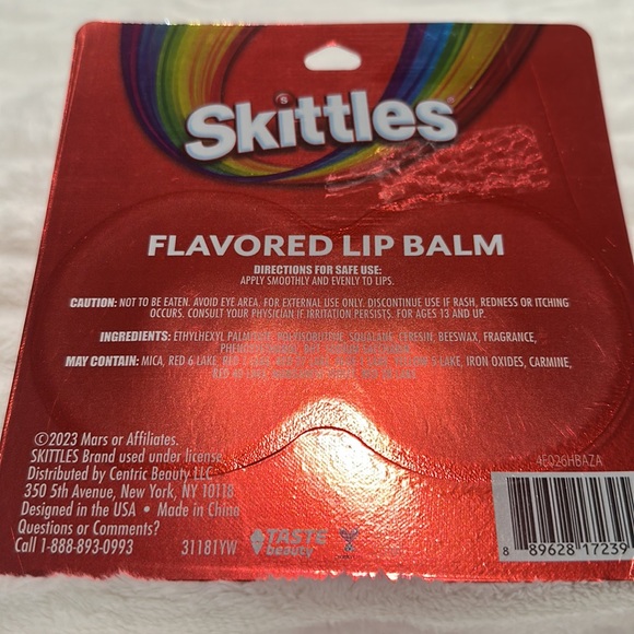 SKITTLES FLAVORED LIP BALM. - Picture 2 of 2